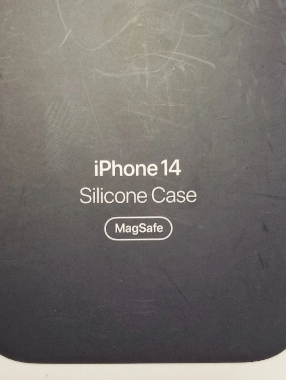 Apple iPhone 14 Silicone Case - Dark Gray Black